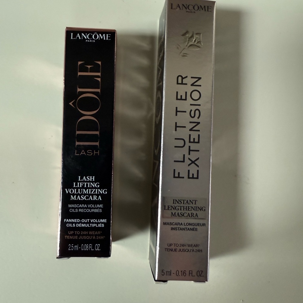 Lancome Travel Size Flutter Extension & Lash Idole brand new never opened